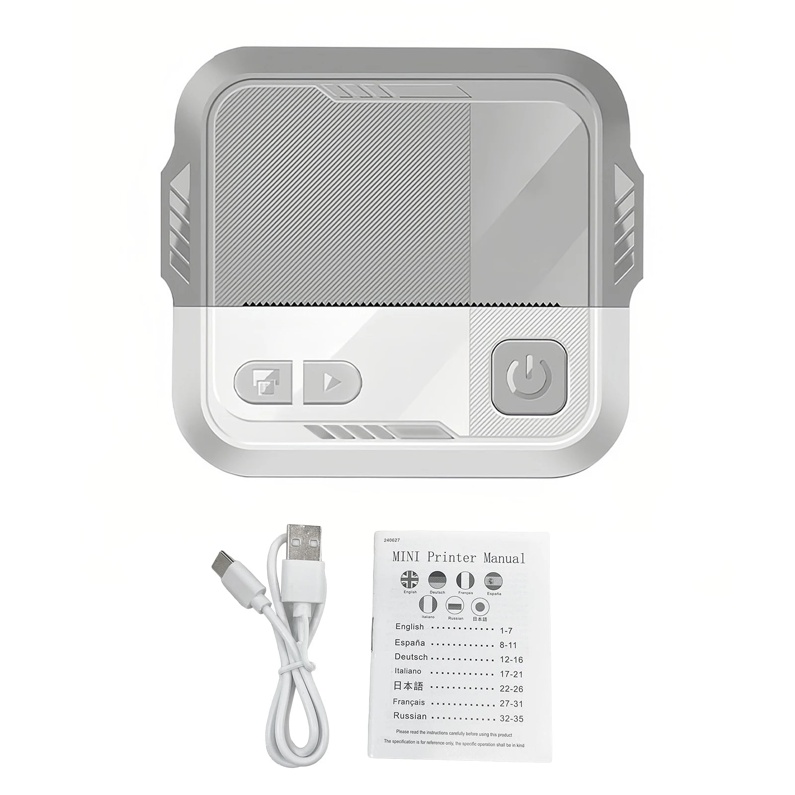 Mobiler Mini-Thermodrucker mit Bluetooth & Etiketten