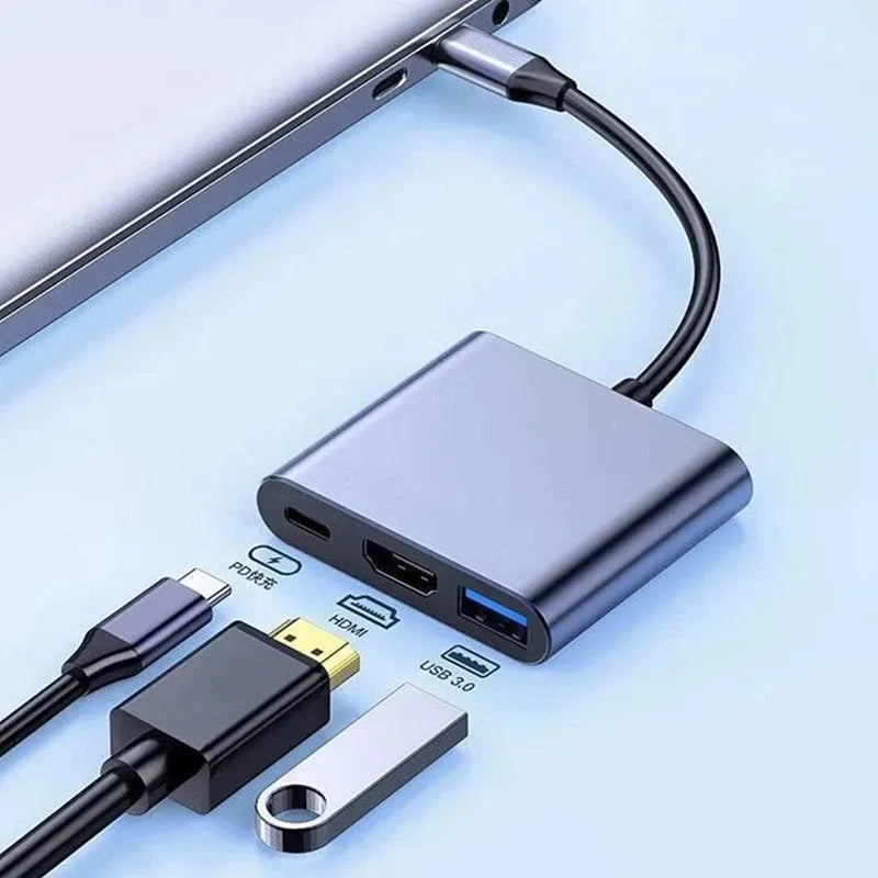 3-in-1 USB-C Hub mit HDMI und USB 3.0