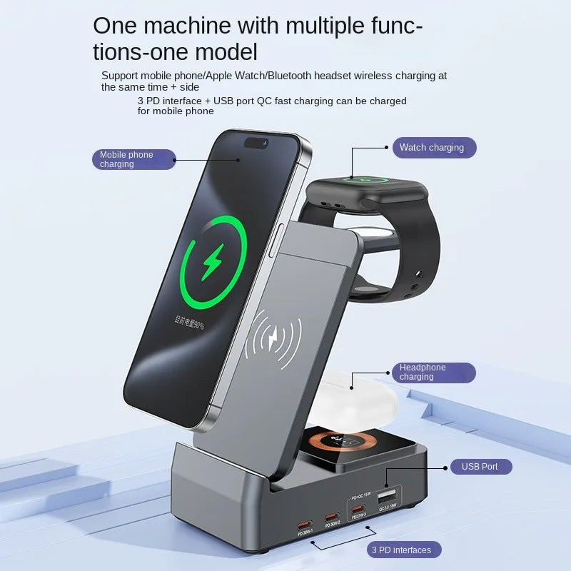 15W Magnetic Car Phone Holder with Fast Charging