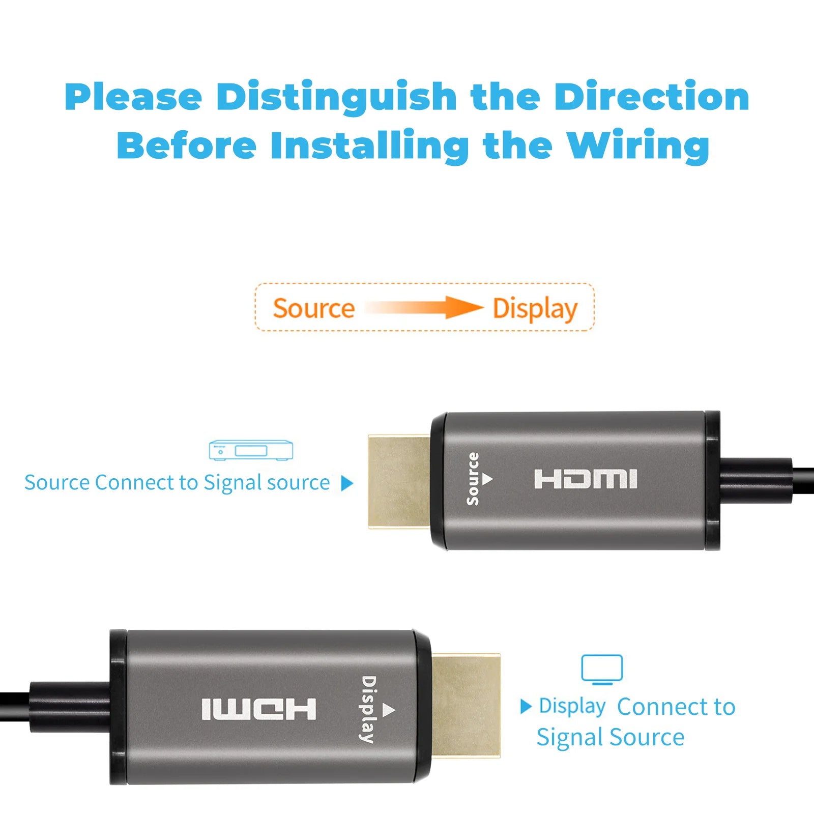 8K HDMI 2.1 Glasfaserkabel 10m 4K 240Hz Ultra Speed