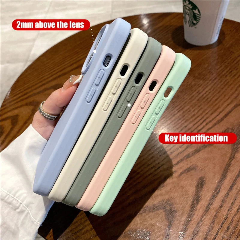 Liquid silicone shockproof iPhone case