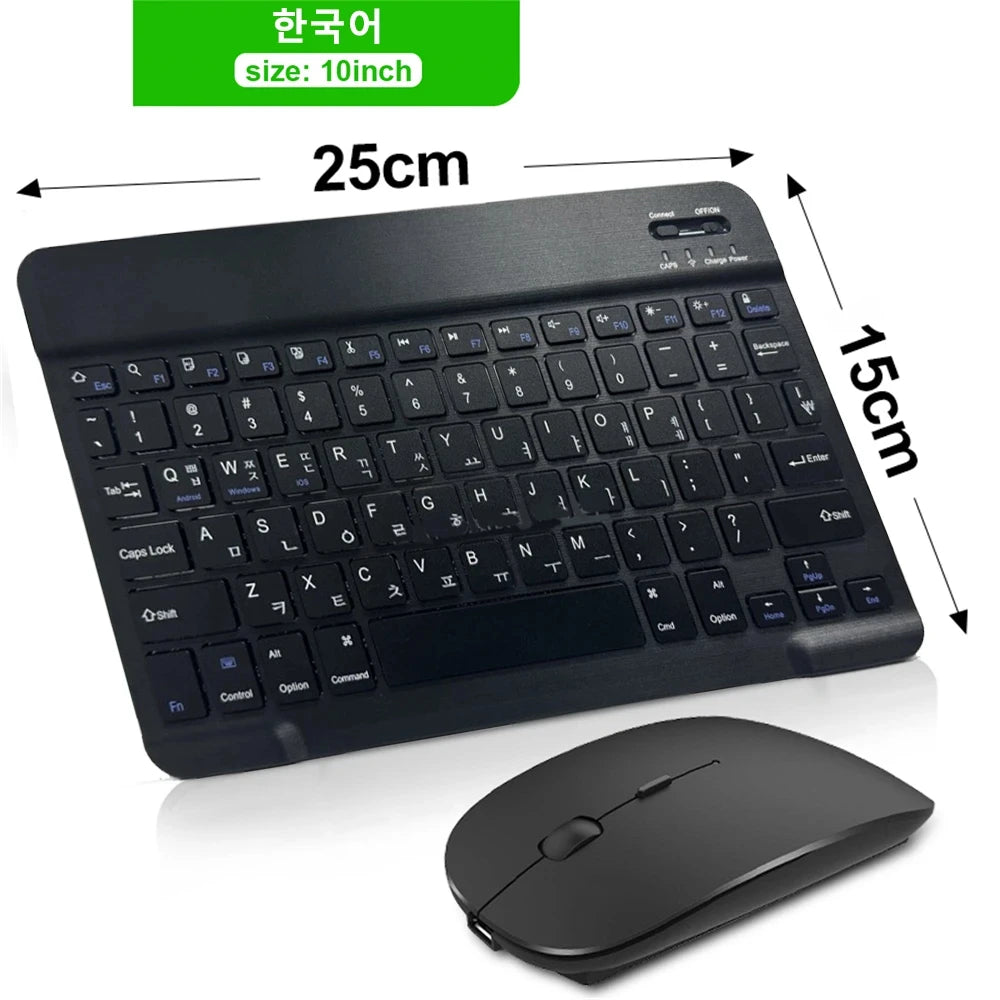 Bluetooth Tastatur Maus für Tablet & iPad