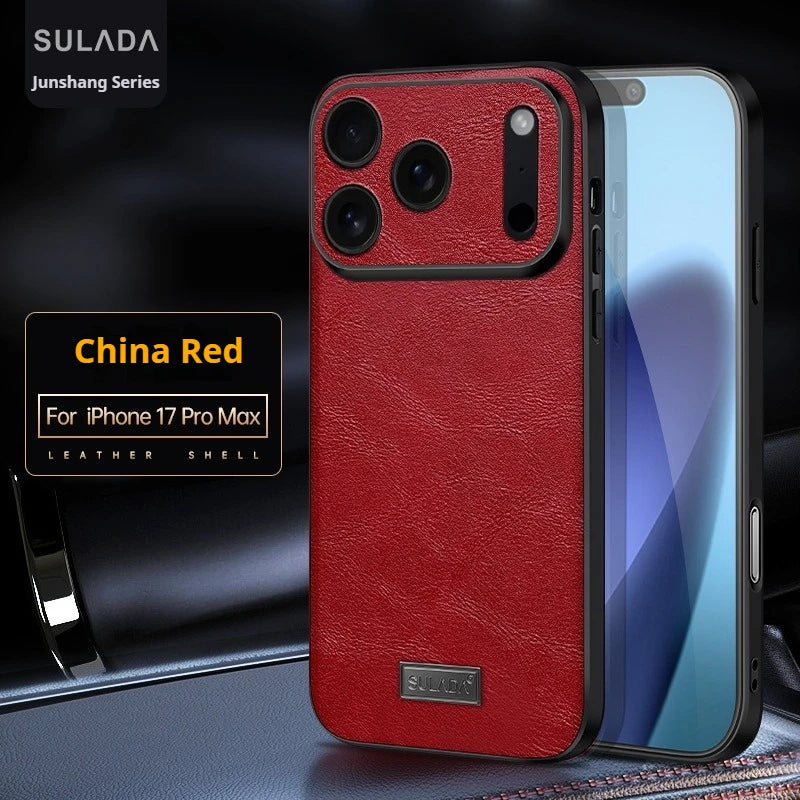 Lederhülle iPhone 17 Pro Max Schutzhülle