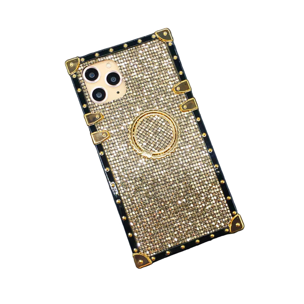 Luxuriöse Glitzer-Hülle mit Ring für Google Pixel 8