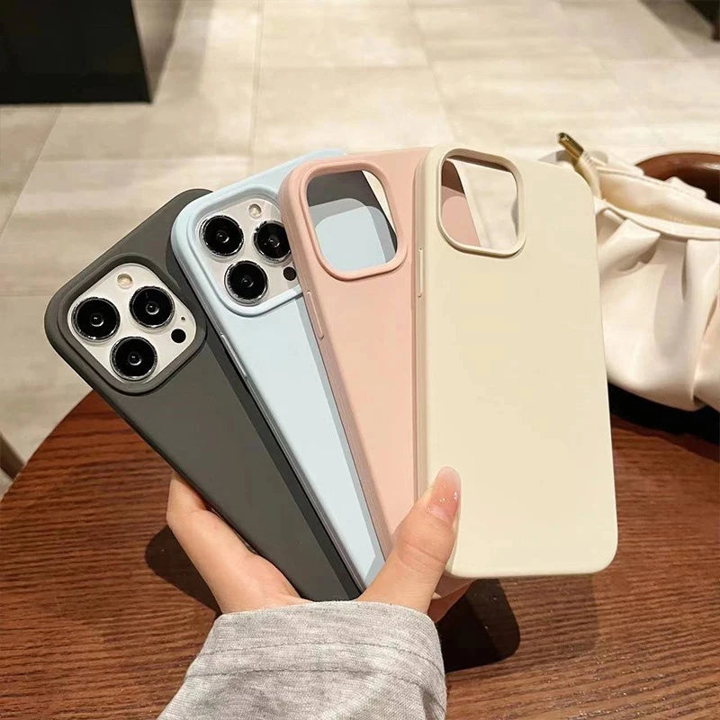 Liquid silicone shockproof iPhone case