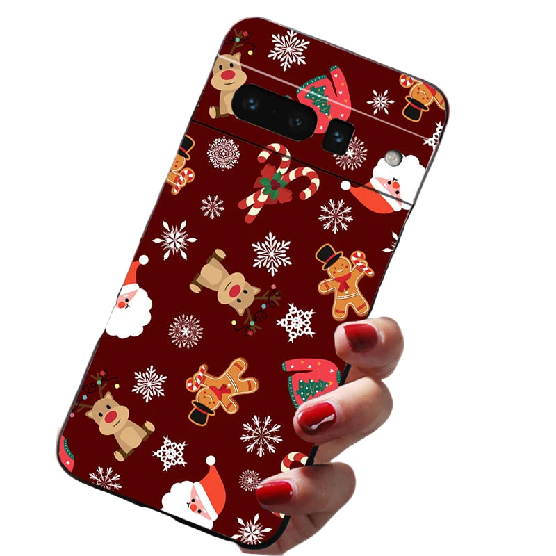 Weiche Silikonhülle für Google Pixel 9 und Pixel 10 – Halbummantelnd