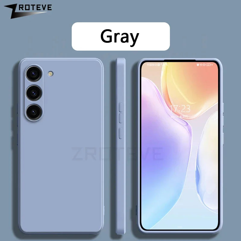 Weiche Silikonhülle für Samsung Galaxy S25 Modelle