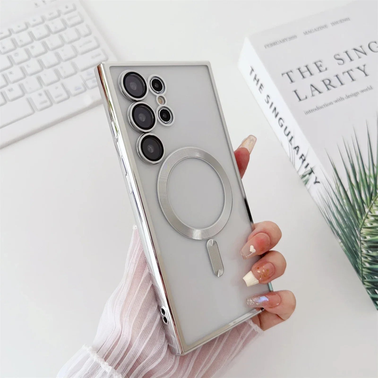 Magnetische Magsafe Hülle für Samsung S25/S24