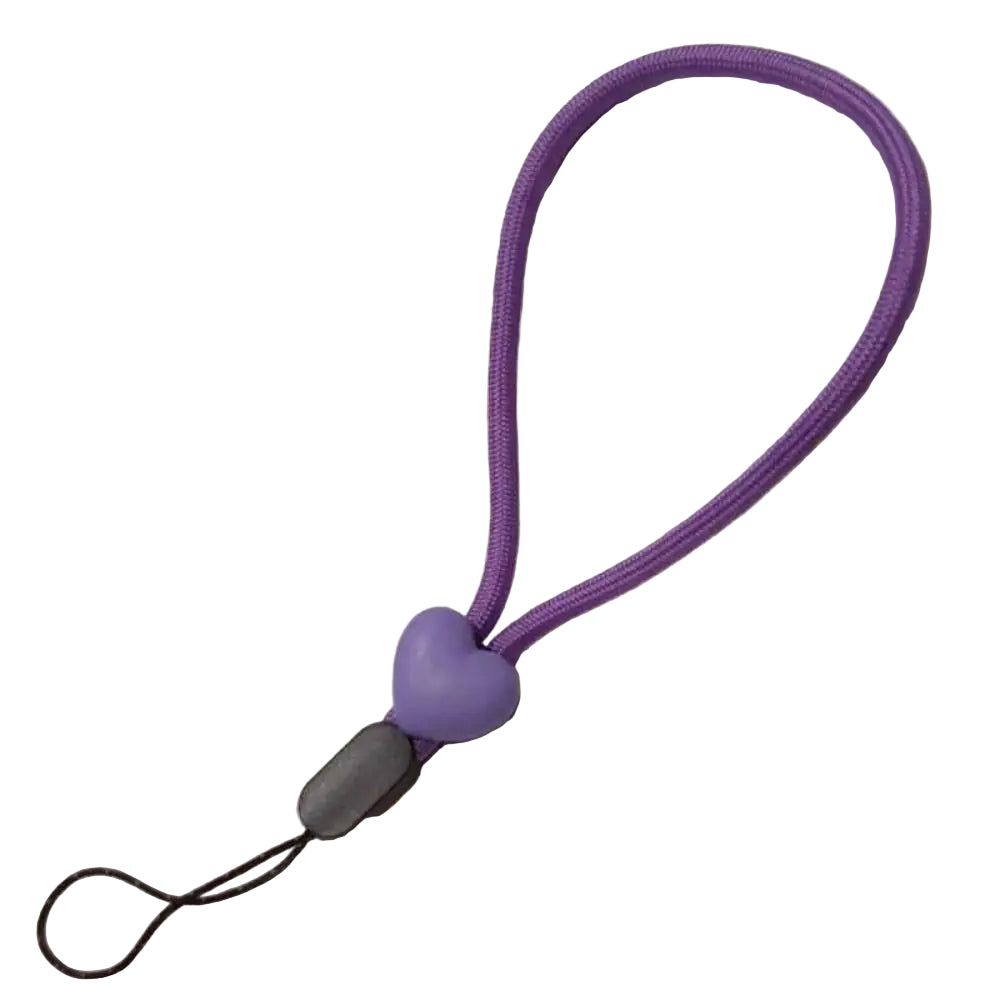 Verstellbarer Handy Lanyard mit Herz – Kurz & Bunt