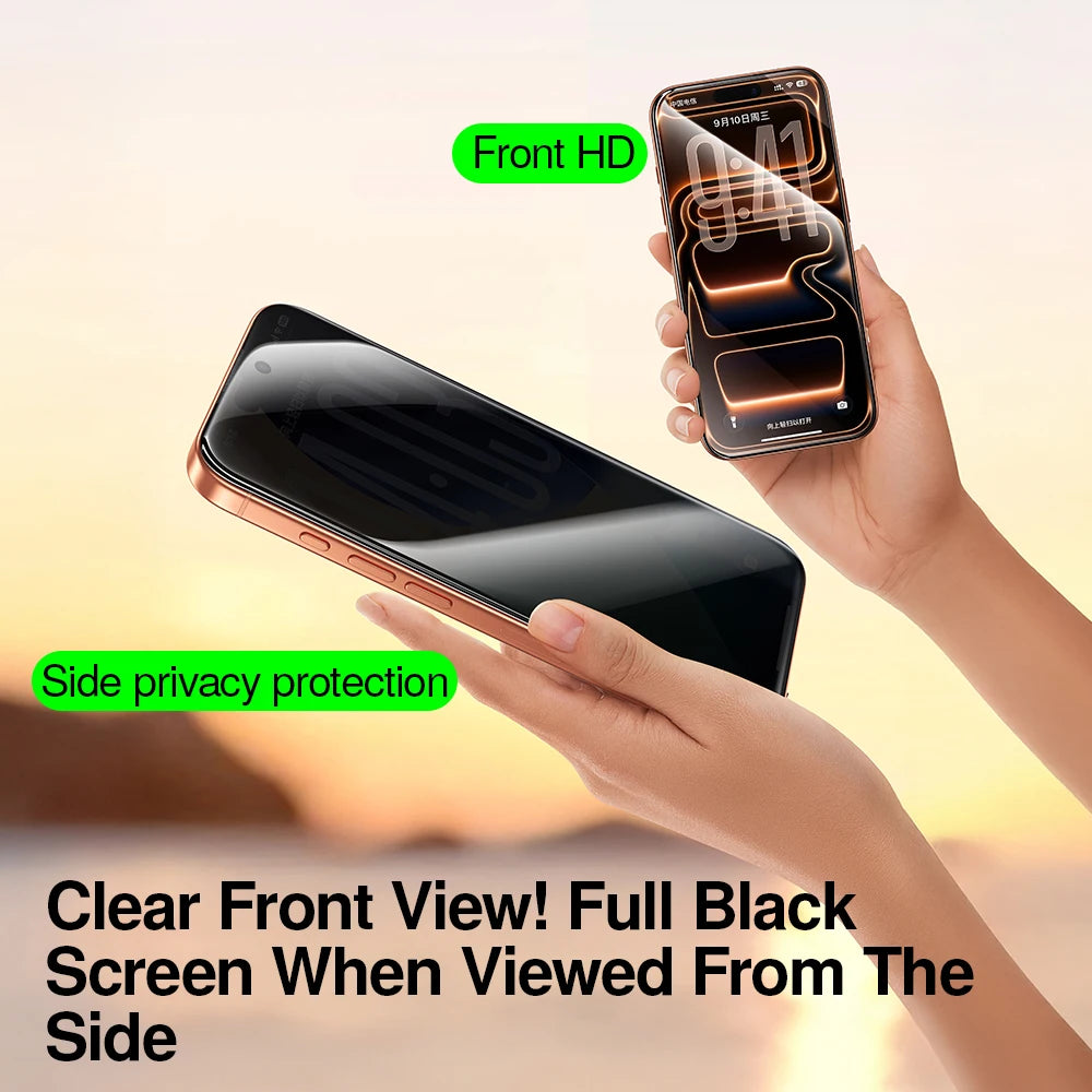 AR Privacy Screen Protector iPhone 17 Pro Max Glass Film