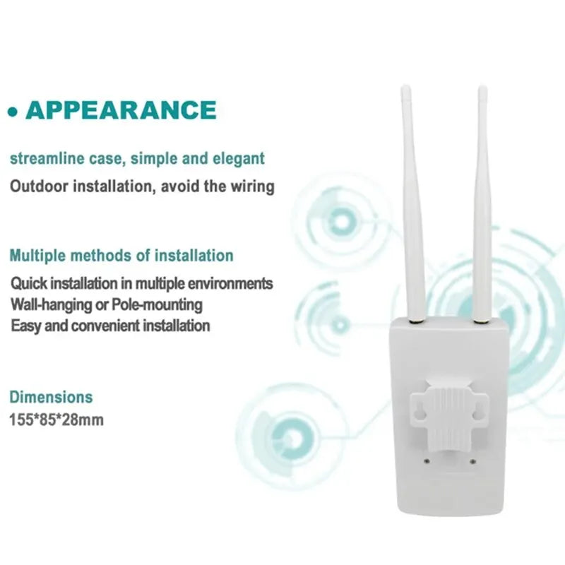 Tianjie 4G SIM WLAN CPE905 Outdoor Router