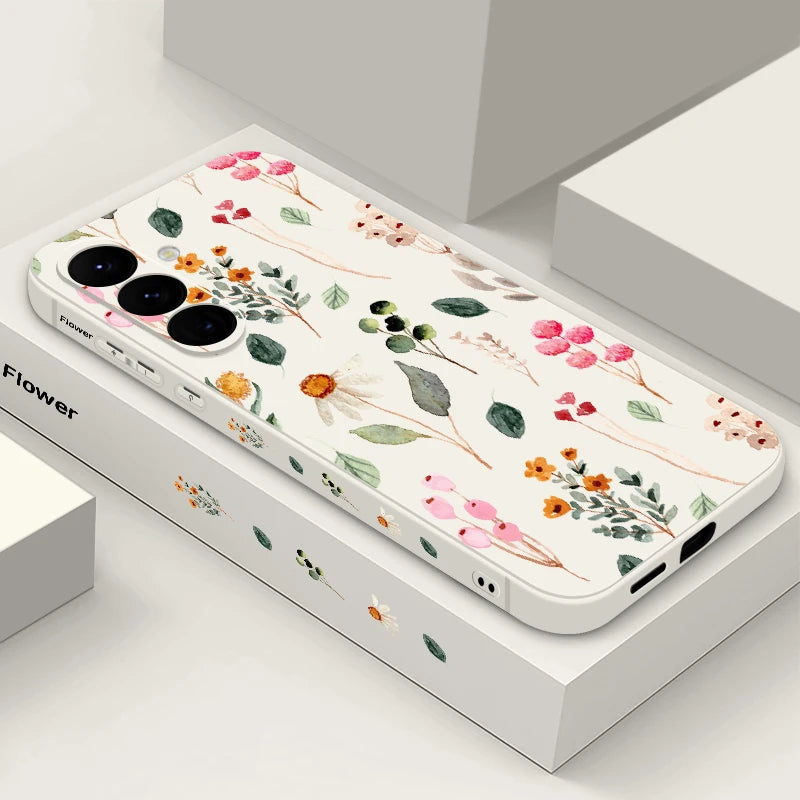 Luxus Blumenhülle mit Band Samsung