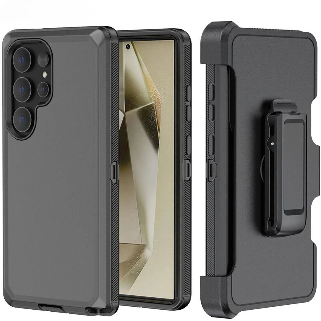 Für Galaxy S25–S20 Hülle mit Gürtelclip & Schutz