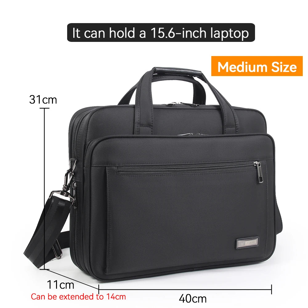 Große Business Aktentasche 15,6-19 Zoll