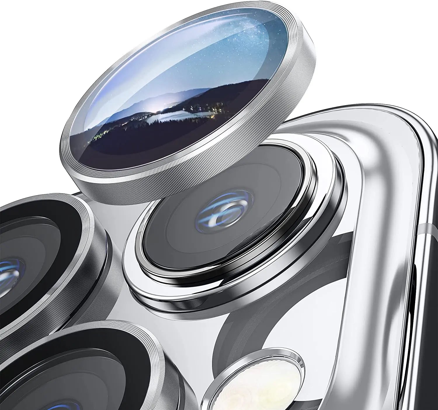 Glitzer Diamant Kamera Schutz iPhone