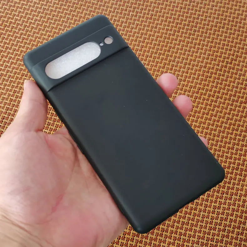 TPU Silikon Hülle Pixel 7 Pro Matt Schwarz