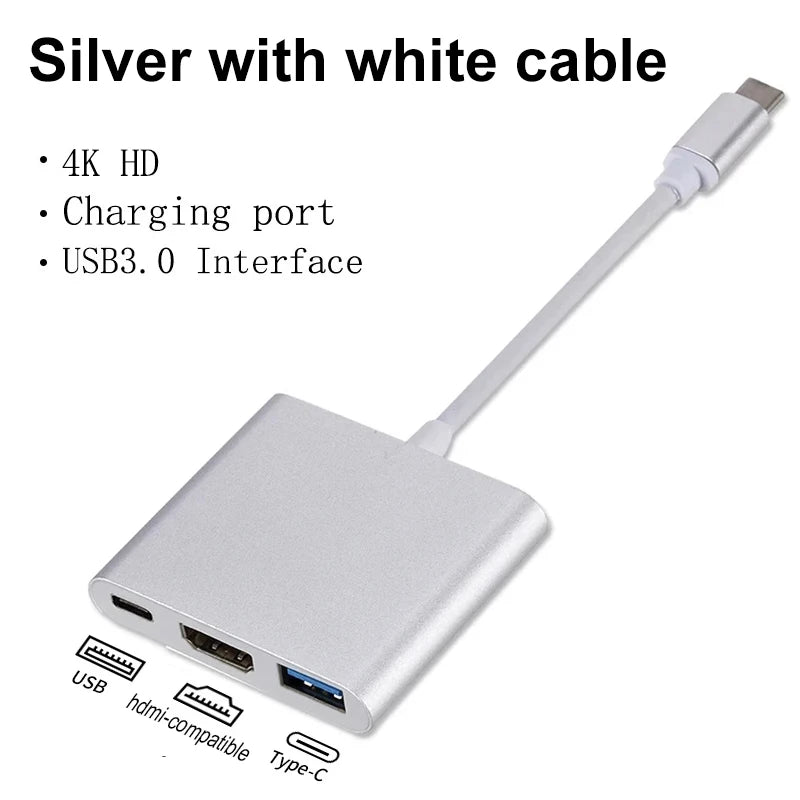USB-C zu HDMI 3-in-1 Adapter Kabel