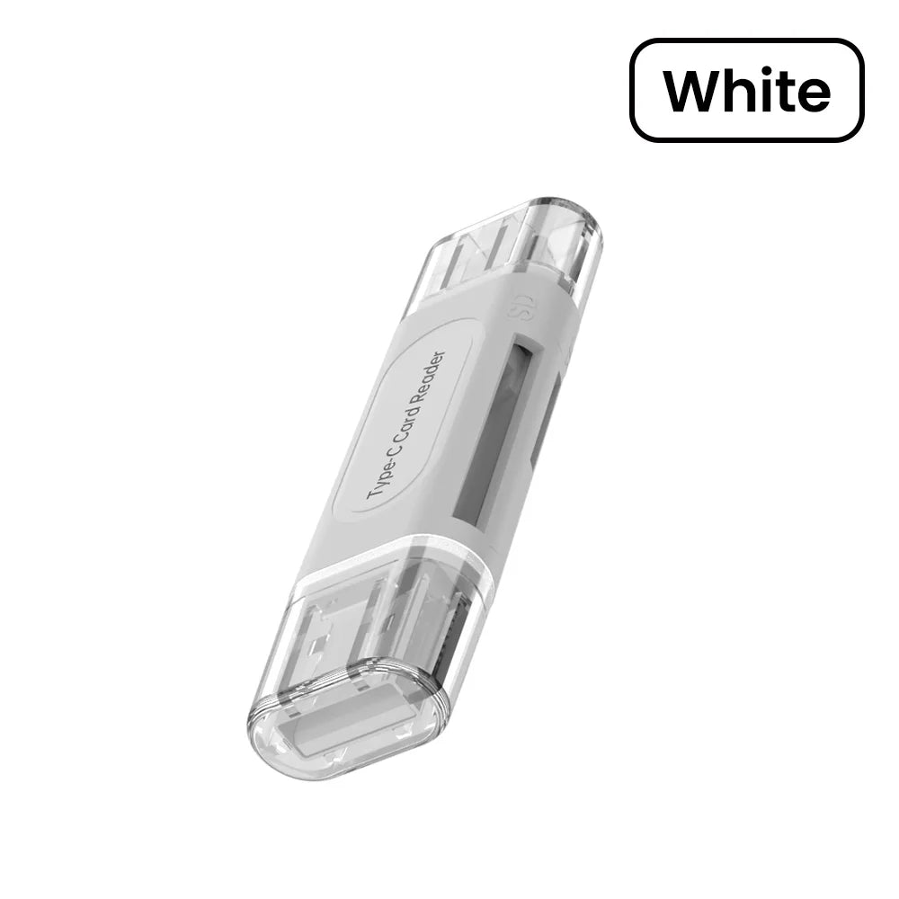 4-in-1 USB Typ-C Kartenleser für iPhone & PC