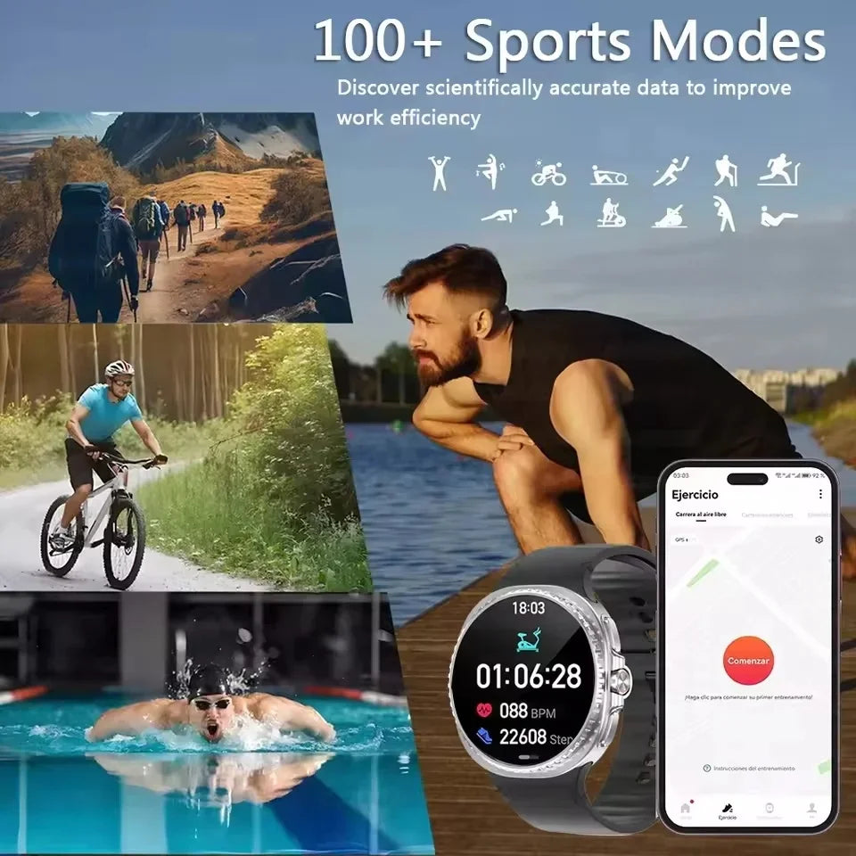 Elegant Watch 8 Smartwatch 1.43" AMOLED GPS NFC 2025