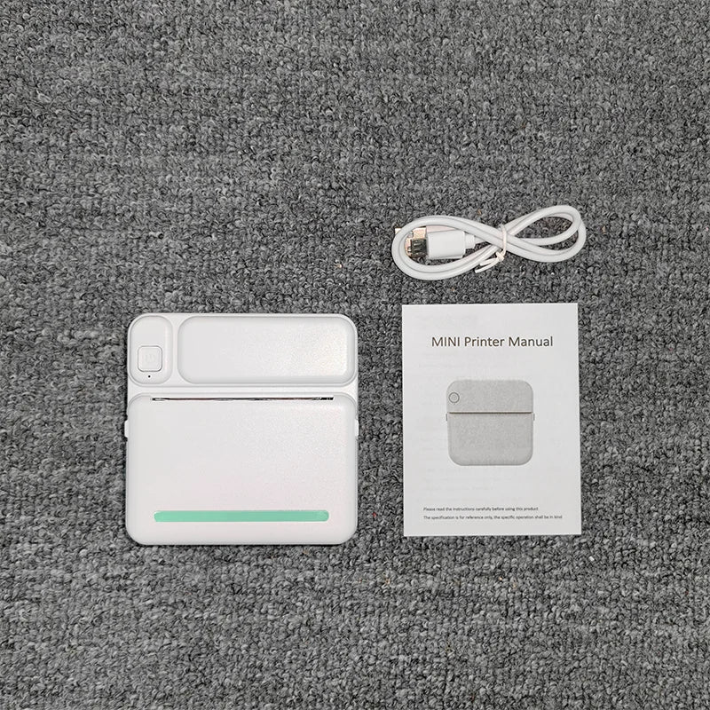 Mobile mini thermal printer C19 for photos & labels