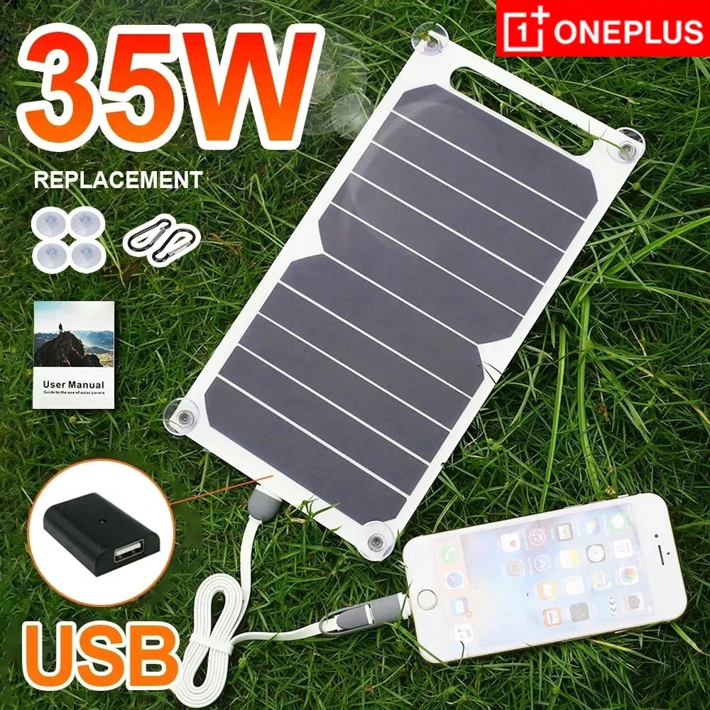 OnePlus 35W Sunpower Solar USB charging panel