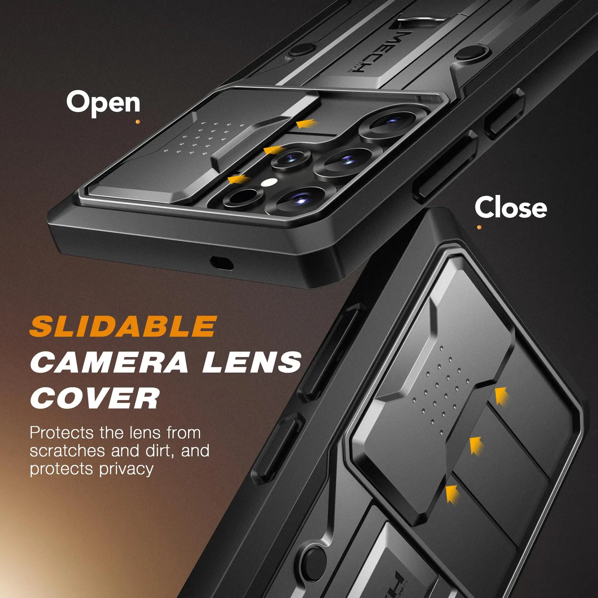 Robuste Schutzhülle mit Ständer für Galaxy S25 Ultra