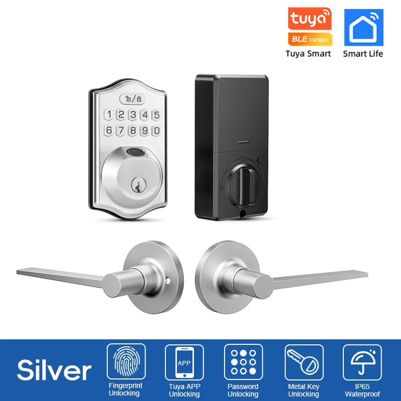 CDOK K6 Tuya Smart Türschloss Fingerabdruck IP65
