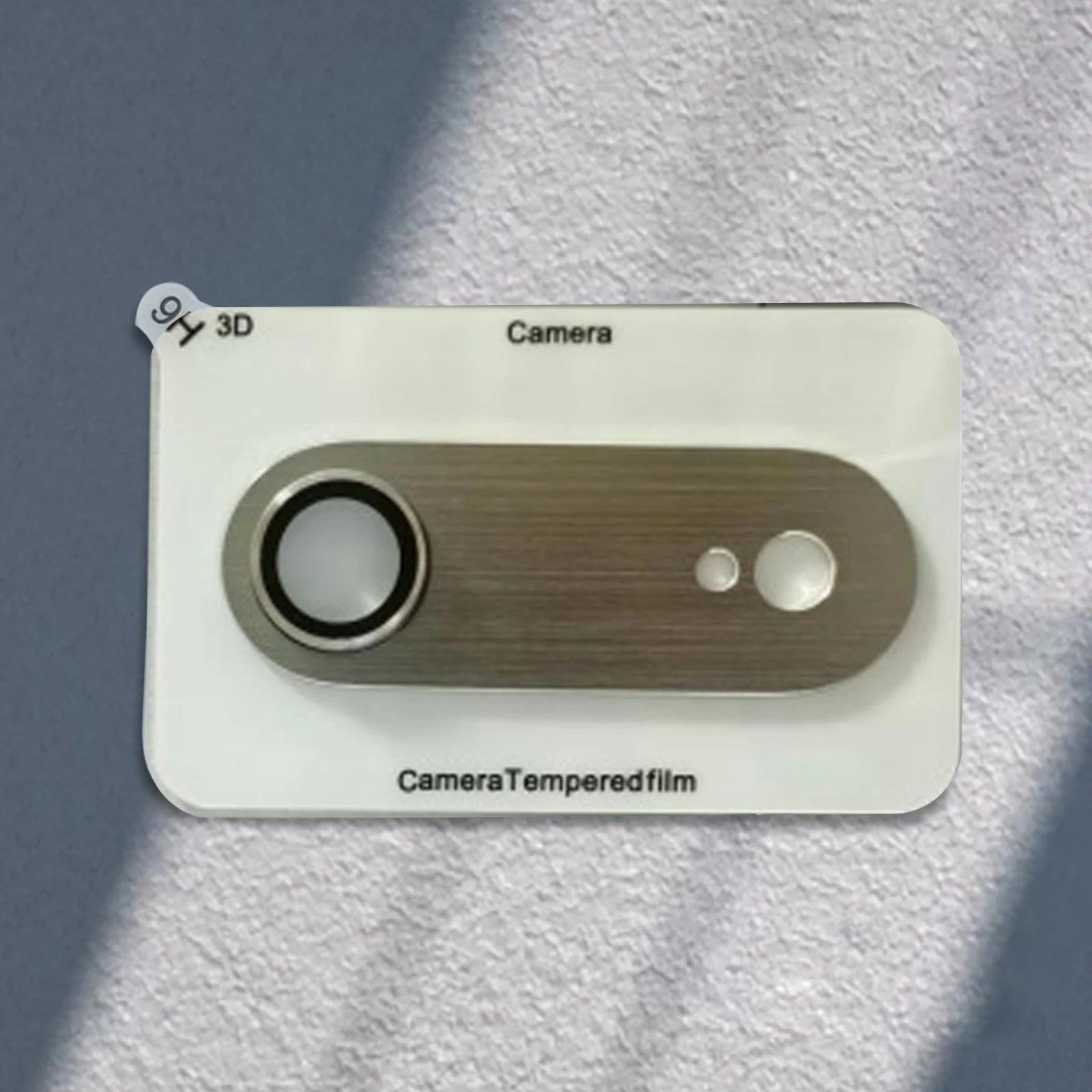 Gebürstetes Metall Kamera Schutzglas für iPhone 17 Serie