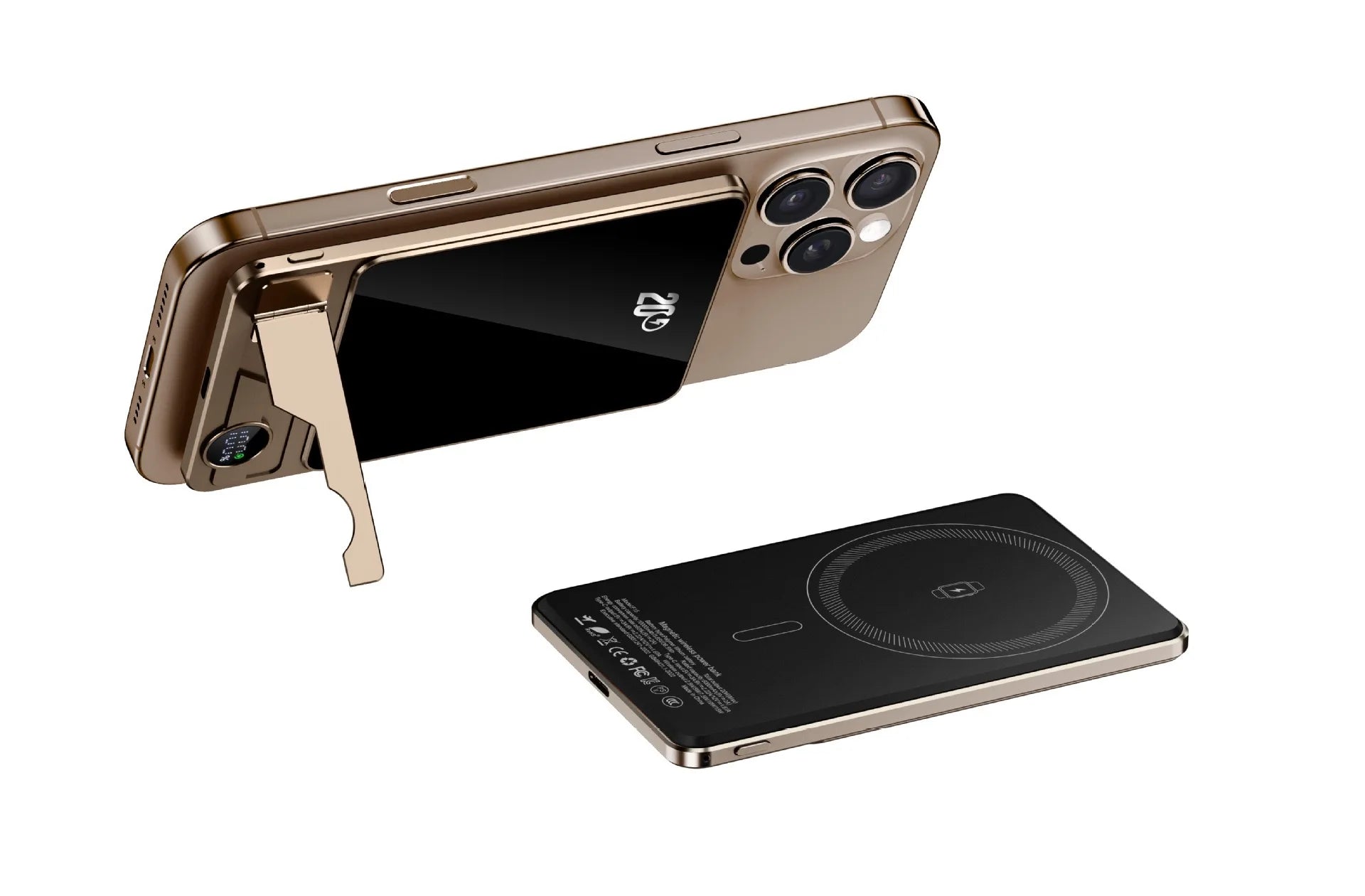 Powerbank PD20W kabellos mit Halter