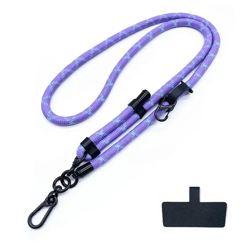 Adjustable 10mm phone lanyard, 120cm, for iPhone