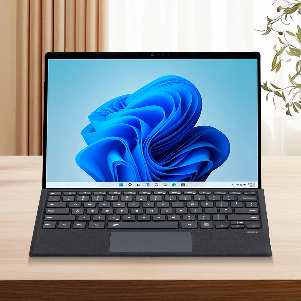 Bluetooth Typ Cover Tastatur mit Trackpad und 7-Farben Beleuchtung für Microsoft Surface Pro 3 4 5 6 7+