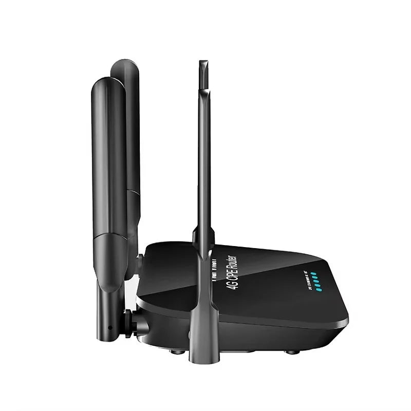 4G LTE WLAN Router mit SIM-Karte und Antennen