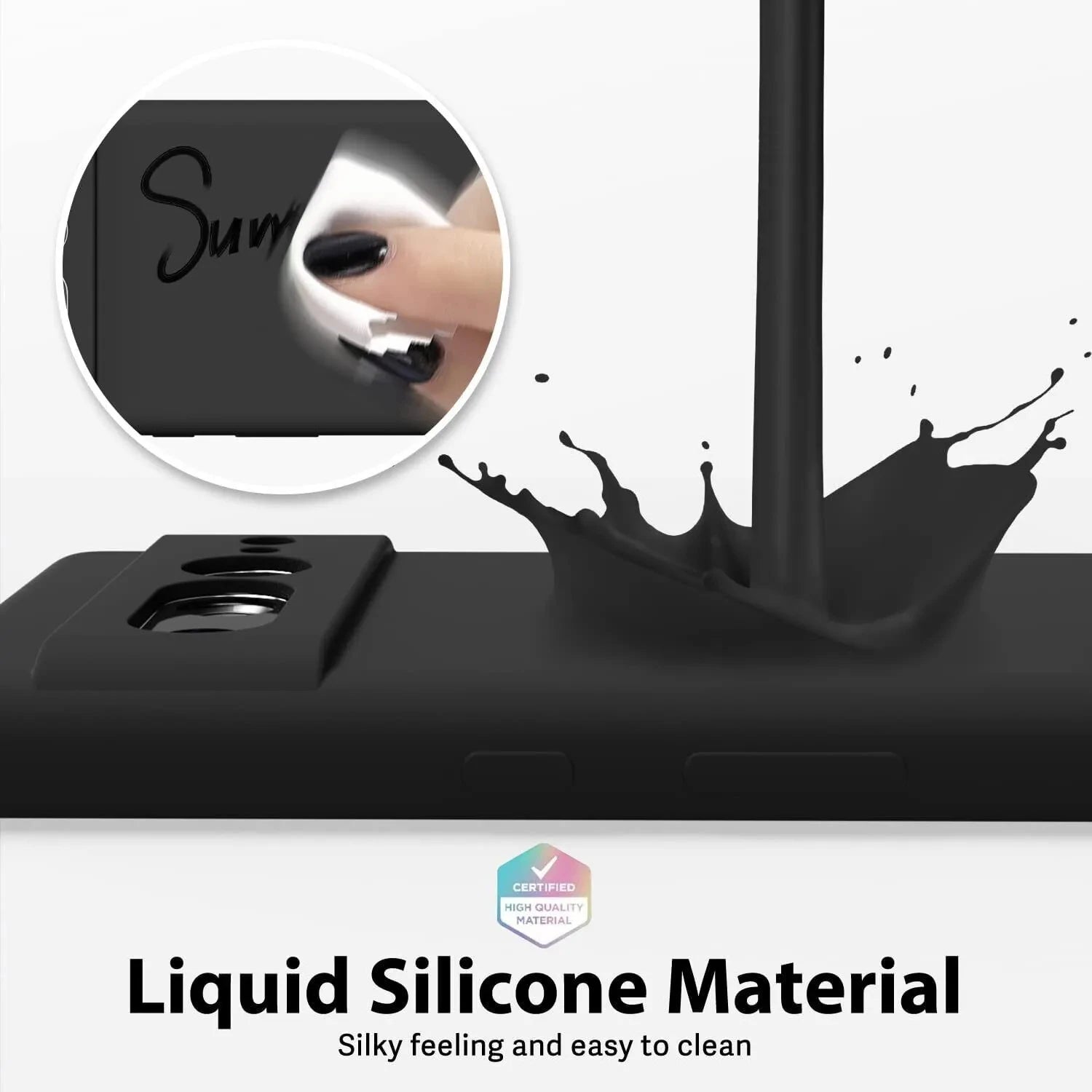 Liquid silicone case for Pixel 8A–10 Pro