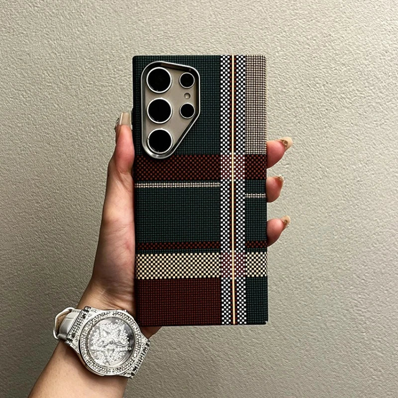 Carbon Fiber Magsafe Hülle für Samsung Galaxy S25