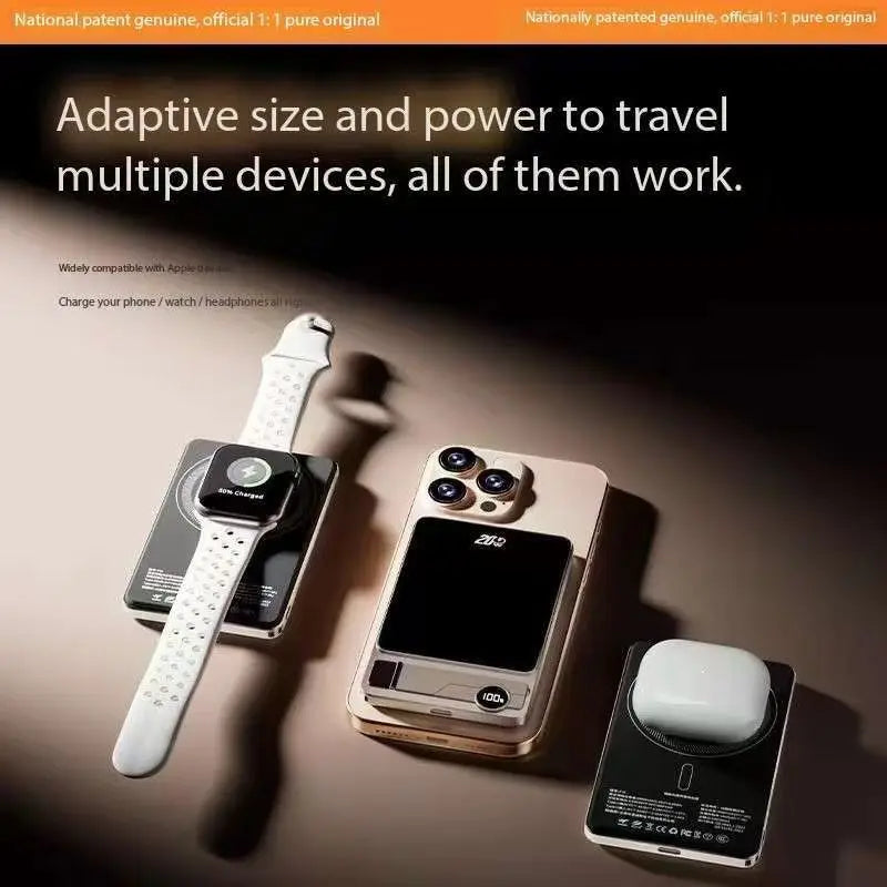 Portable MagSafe travel power bank