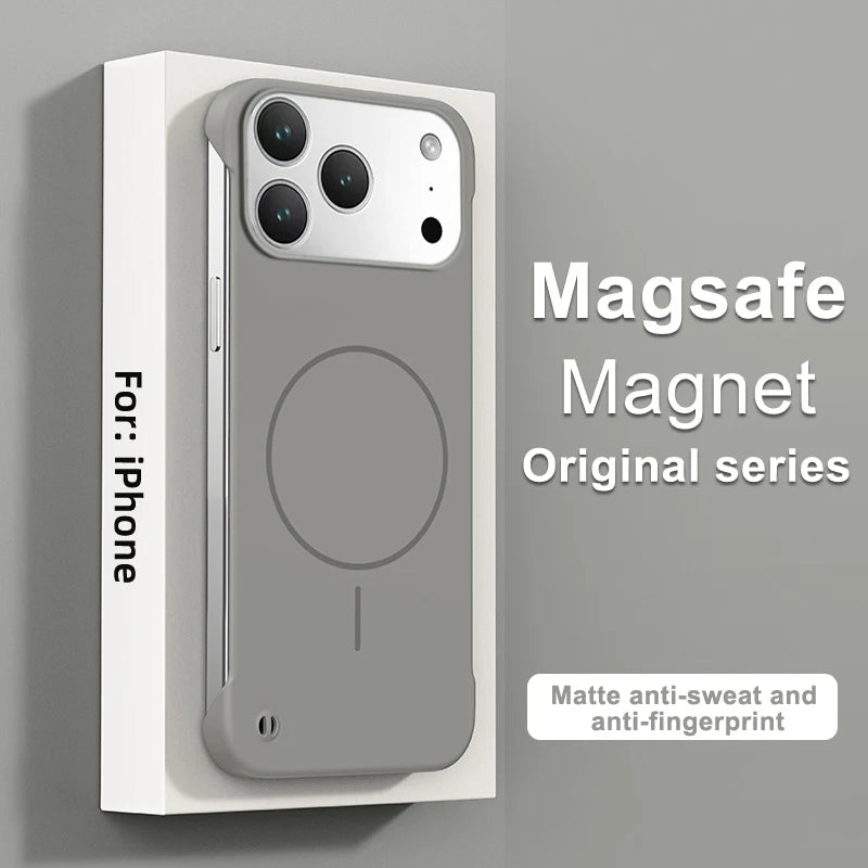 Rahmenlose magnetische Hülle für iPhone 17 Magsafe