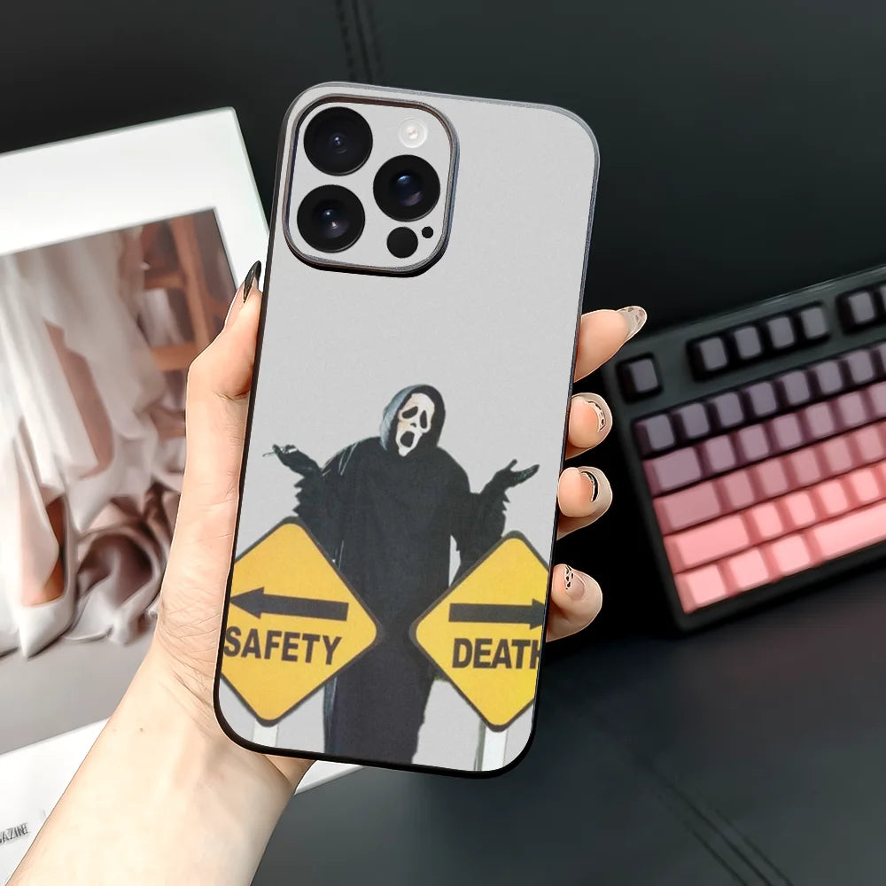 Scream Film Hülle iPhone 16 TPU weich hautfreundlich