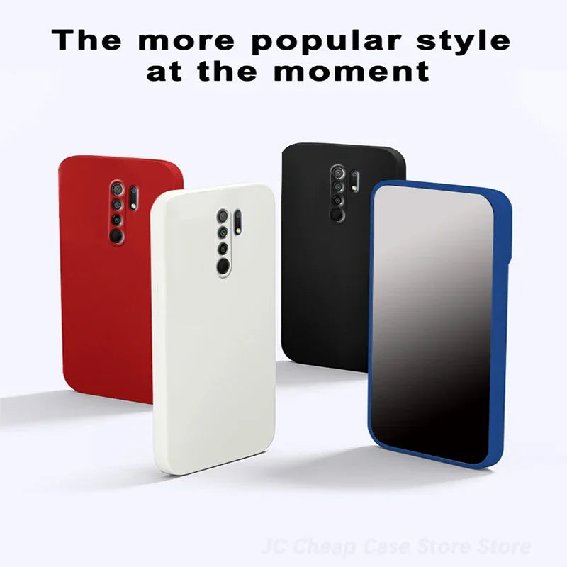 Liquid silicone case for Xiaomi Redmi 9