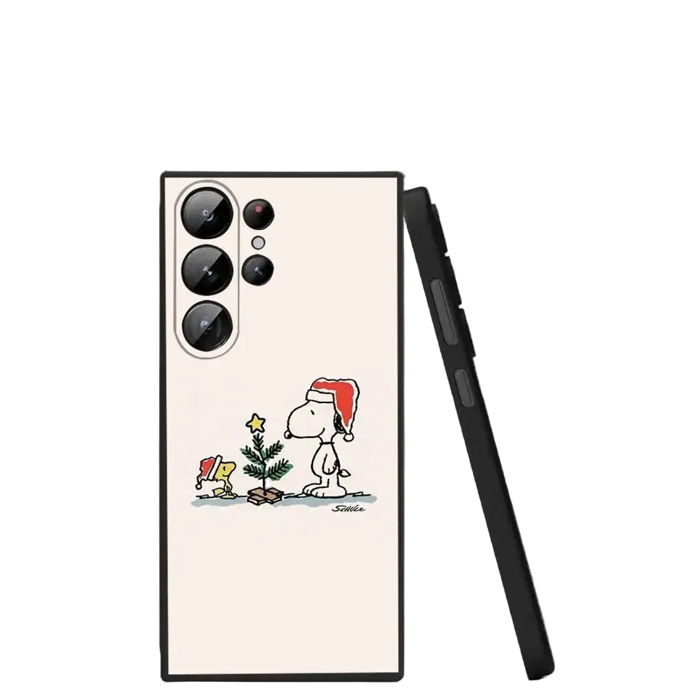 Cartoon Snoopy Weihnachts Handyhülle für Samsung S25