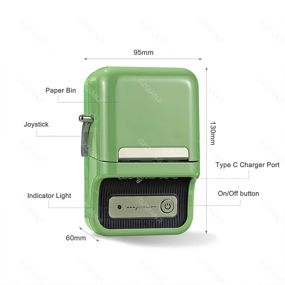 Niimbot B21 Mobiler Bluetooth Etikettendrucker