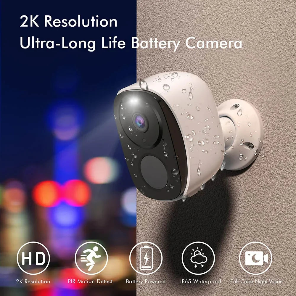 Drahtlose Solar IP Kamera 8MP mit Bewegungserkennung