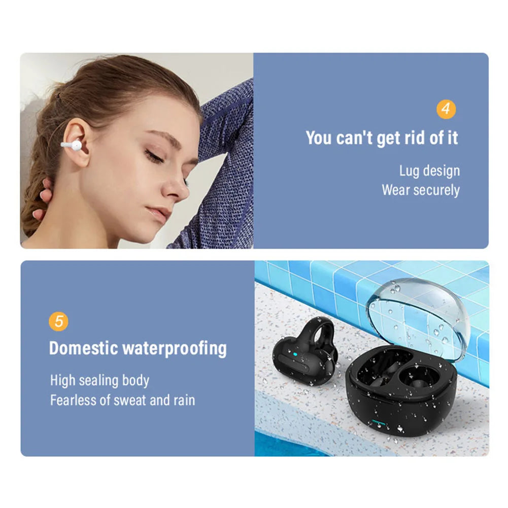 Kabellose Ear Clip Kopfhörer 10mm Treiber