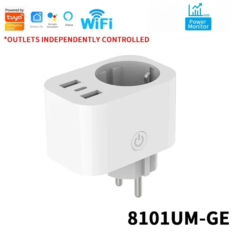 Tuya Smart Plug EU with App, Alexa & Power Metering