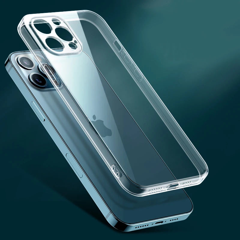 Coque en silicone transparente ultra fine pour iPhone