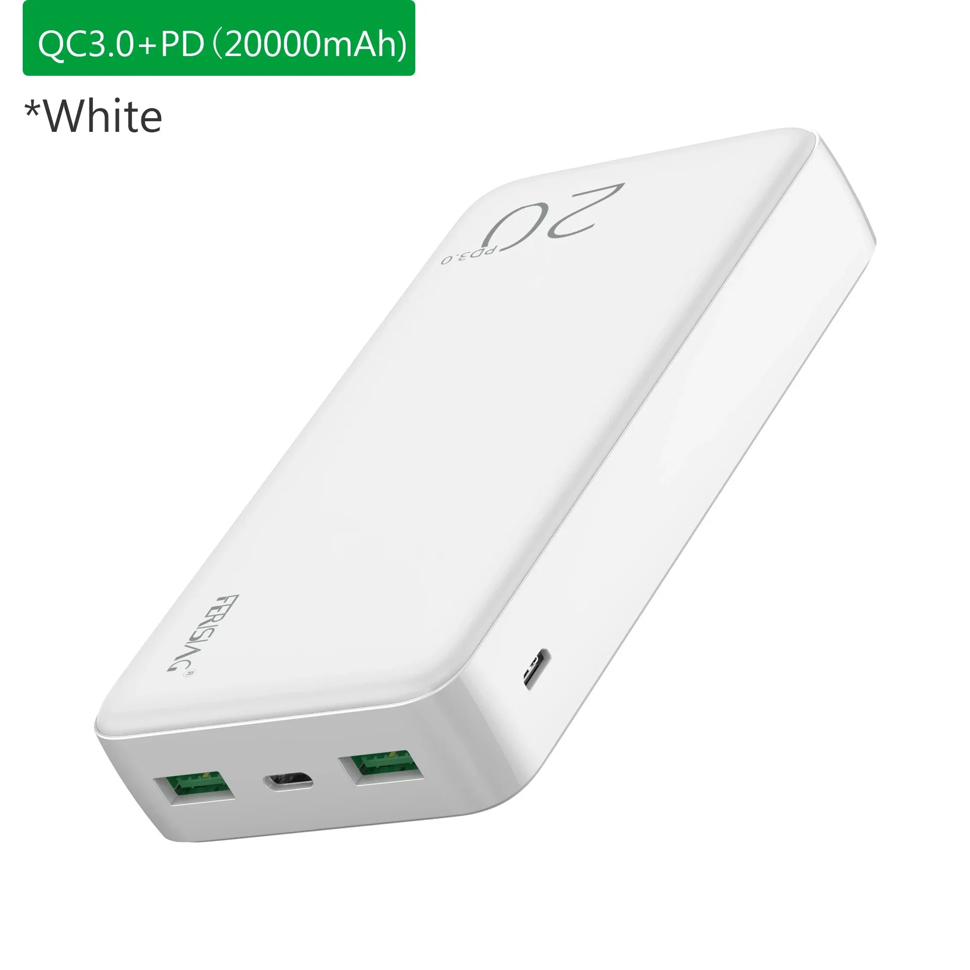 20000mAh 22.5W portable fast charger power bank