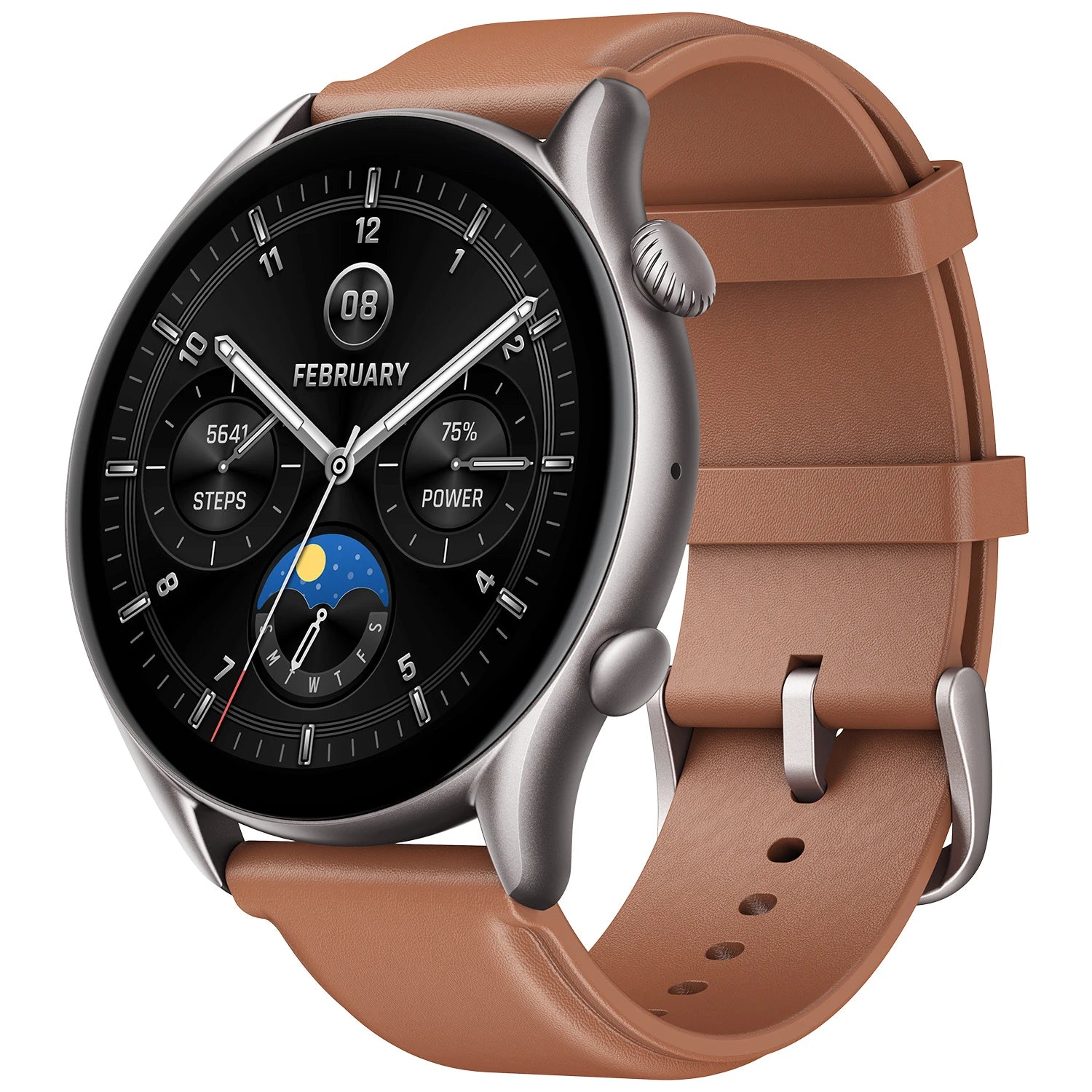 Elegante 46mm Smartwatch mit 150 Sportmodi