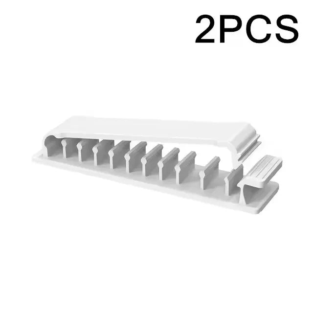 Selbstklebender 10-Fach Kabelclips Organizer