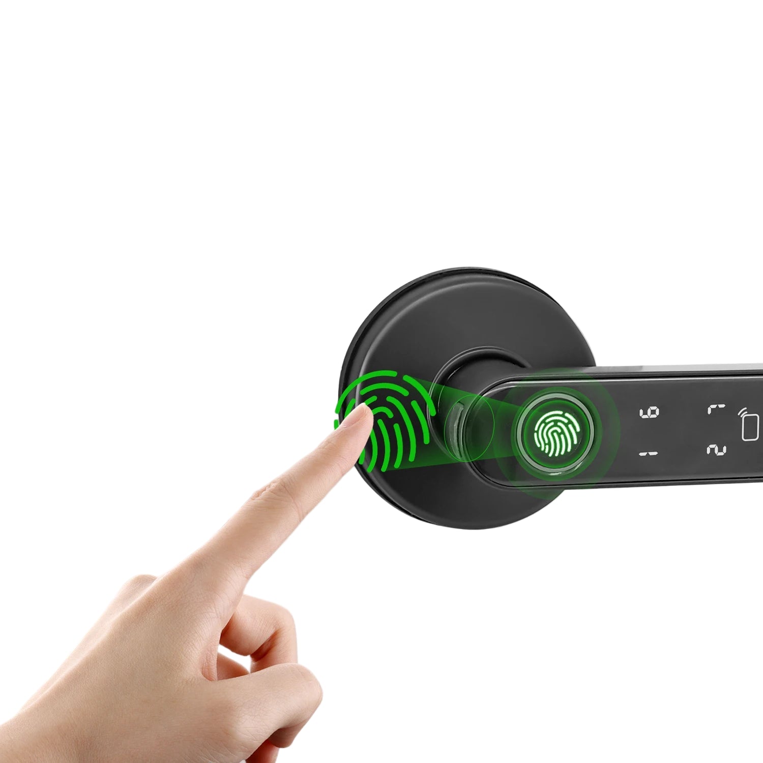 5-in-1 Smart Türschloss mit App, Fingerprint & Code
