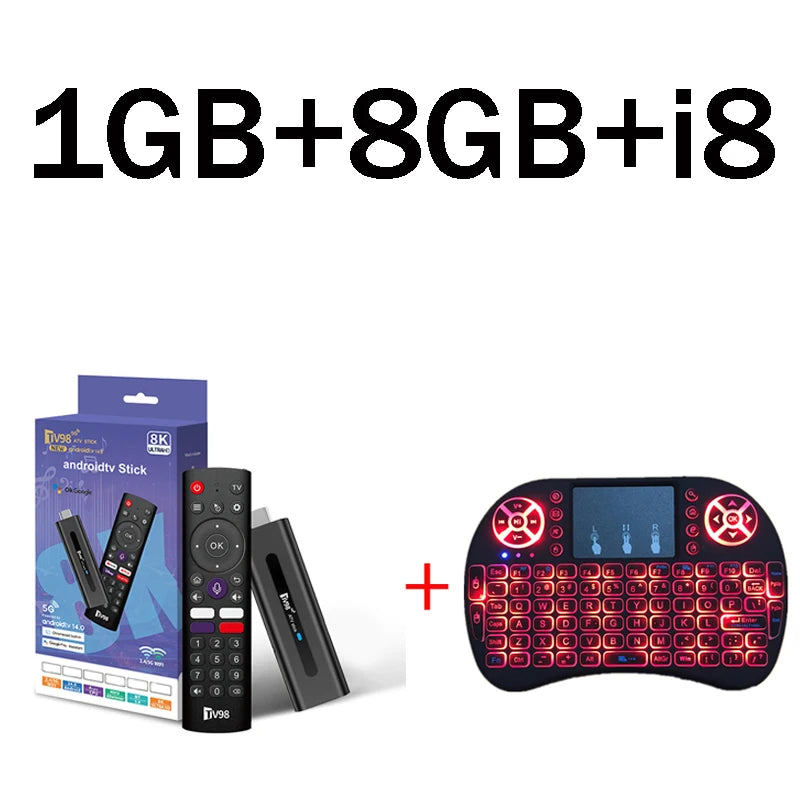 TV98 ATV Smart TV Stick 4K 8K Android 14