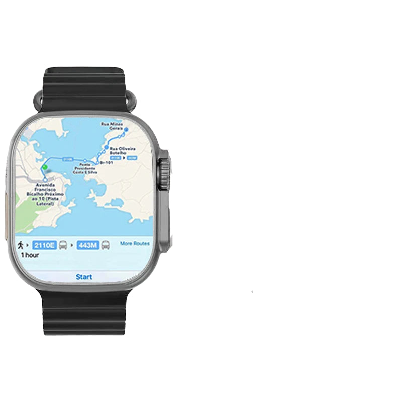 Intelligente Smartwatch 2025 mit NFC & Google Maps